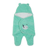 NAMAN Embroided Baby Wrap Wearable Blanket for Baby Boys and Girls || New Born Baby || Baby Boys & Baby Girls Hooded BlanketGre