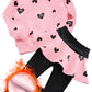 Bomdeals Adorable Cute Toddler Baby Girls Clothes Set,Long Sleeve T-Shirt +Pants Outfit(Pink,90,2143B)