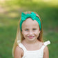 Babygiz Baby Girl Headbands-Infant,Toddler Cotton Handmade Hairbands With Bows Child Hair Accessories (Spring Green)