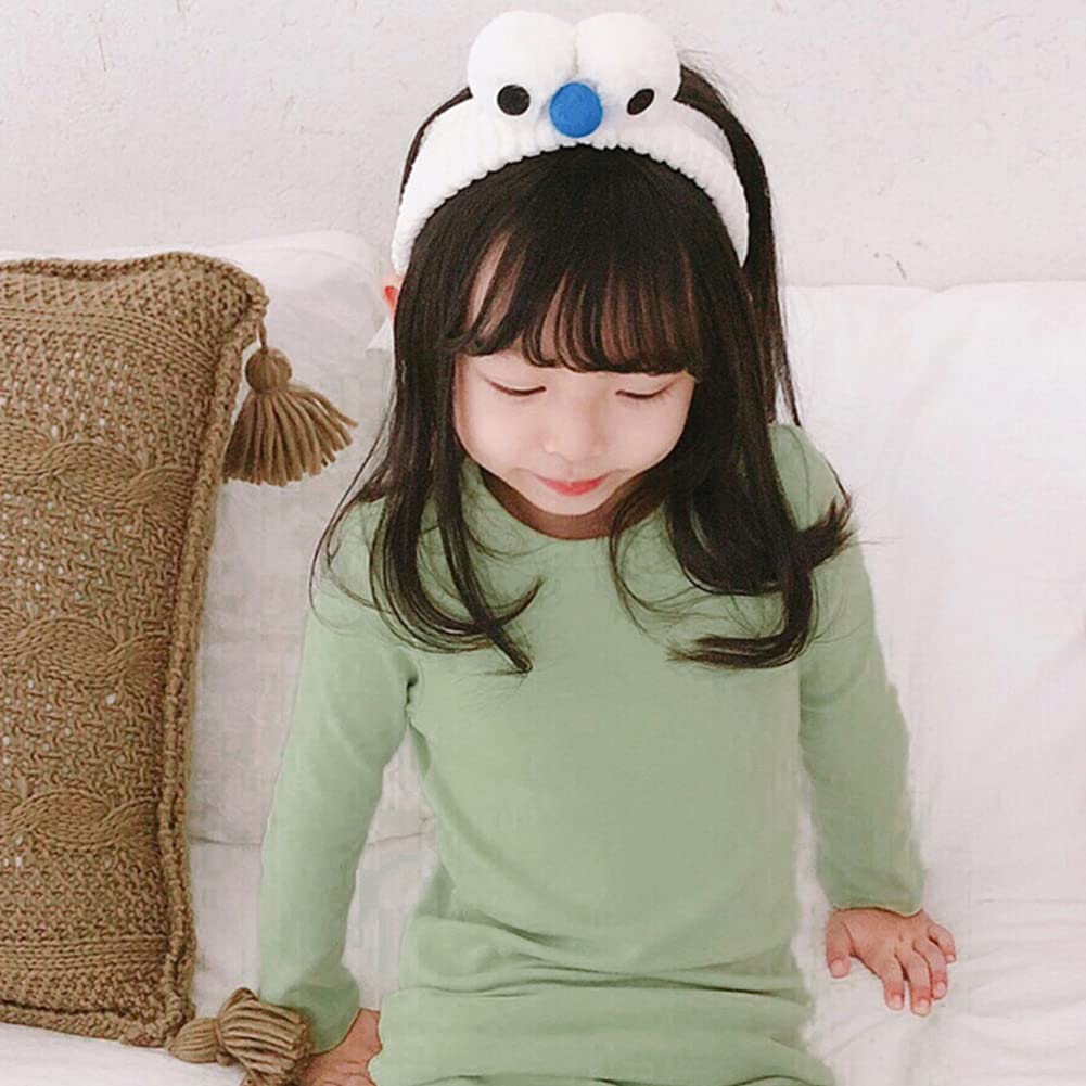 Kisbini Unisex Girls 100% Cotton Long Sleeve T-Shirt Top Tees Matcha 18 Months