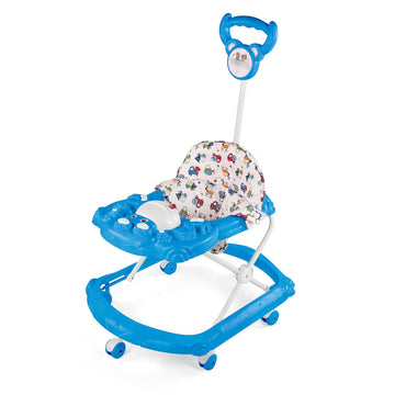 Babygo Tintin Baby Walker For 624 Months, Baby Walker With Push Handle & Activity Tray  Foldable Adjustable Height Infant Walk