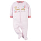 Gerber Baby Girls 2-Pack Sleep 'N Play Princess Pink 3-6 Months