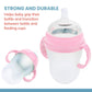 Baby Bottle Handle Grip For Comotomo 5 Ounce And 8 Ounce Silicone Bottles, 3 Pack, Green, Avent Glass Bottles 8 Oz