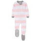 Burt'S Bees Baby Baby Girls Sleeper Pajamas, Zip Front Non-Slip Footed Sleeper Pjs, 100% Organic Cotton