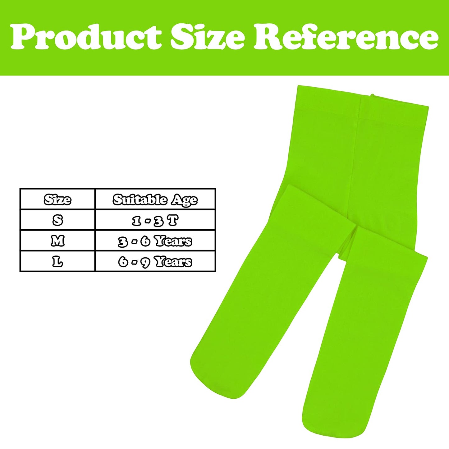 Sarfel Baby Tights Toddler Girl Tights Lime Green Tights Toddler Tights 2T Baby Girl Tights For Baby Girl Baby Halloween Tights