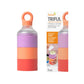 Boon Triful Baby Formula Dispenser On The Go - Insulated Stainless Steel Formula Containers with Stacking Design - Baby Bottle-F