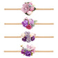 Cherrboll 4Pcs Baby Girl Headbands Flowers, Super Soft & Stretchy Nylon Floral Hairbands For Newborn Toddler