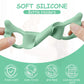 Silicone Baby Bottle Handles - 2Pcs Easy Grip Handles For Wide-Neck Bottles (Green/White)