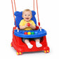 6In1 Multipurpose Baby Booster Seat Cum Hanging Swing Seat | Toddler Plastic Chair With Backrest & Safety Support | Feeding Se
