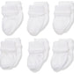 Jefferies Socks Baby Newborn Bubble Stitch Rock-A-Bye Bootie 6 Pair Pack Socks, White, Newborn
