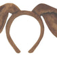 Petitebella Long Ear Dog Headband (Brown, One Size)