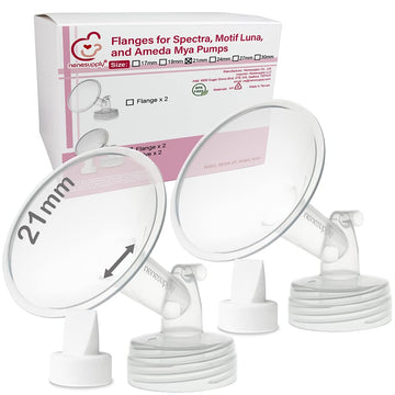 Nenesupply 21Mm Flange And Duckbil Valves Compatible With Spectra S1 Spectra S2 Breastpump Replacement To Spectra Pump Parts And