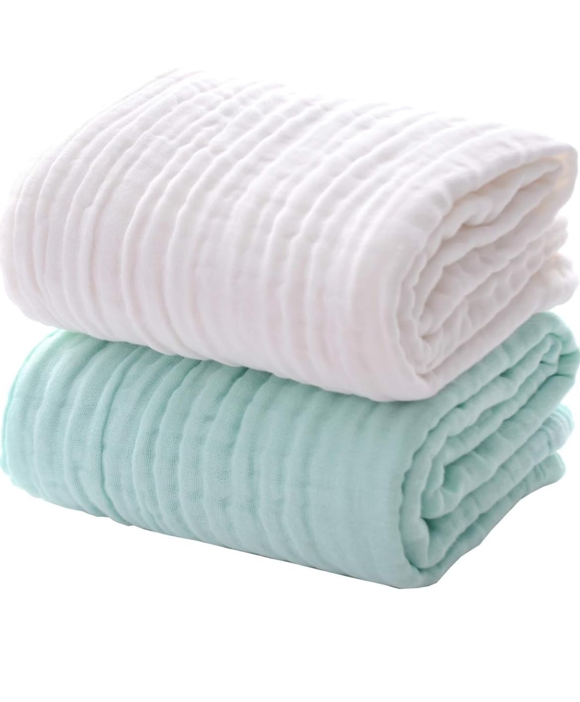 Heartbury 100% Organic Cotton 6 Layer Super Soft Cotton Receiving Blanket For BabyS Delicate Skin Muslin Blanket For Baby/Musli