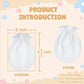 Rative Newborn Baby Cotton Gloves Sleep Sleeping No Scratch Mitten Mittens Mitts Set For 0-3 0-6 Months Boy Boys Girl Girls (6Wh