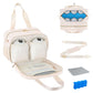PIIOSER Breastmilk Cooler Bag with Ice Pack, Fits 6 Baby Bottles Up to 9 Ounce, Insulated Bottle Travel Bags with Shoulder Strap