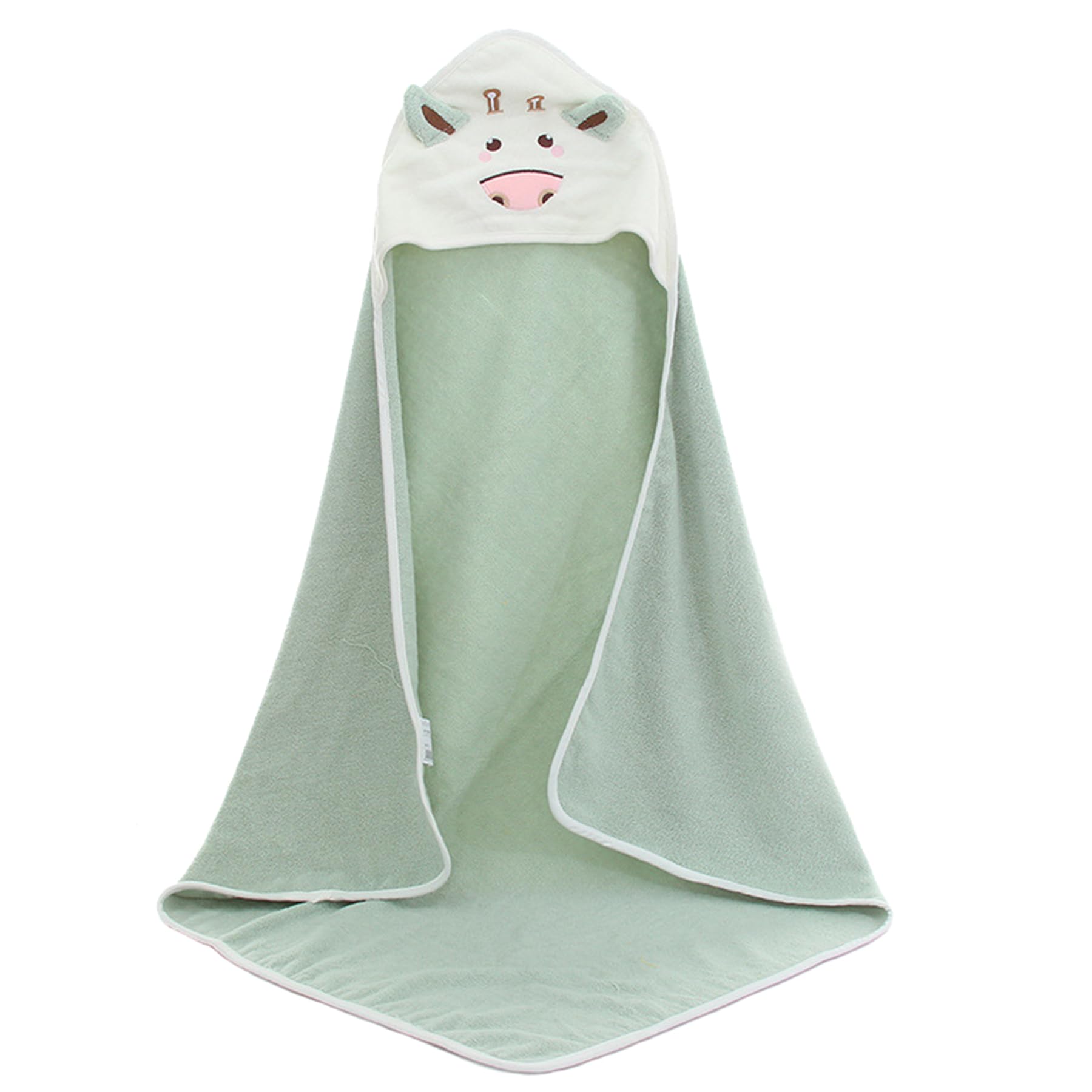 Tonwhar Baby Hooded Bath Towel - 100% Cotton Super Absorbent Baby Show – Cutebab WBCBBB08DF9CRLB