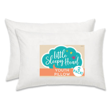 Youth Pillow - 16 X 22 - Soft & Hypoallergenic - Better Sleep For Kids - Perfect Size - Backed By Our Love The Fluff Guarantee (