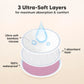Organic Breast Pads - 14 Viscose Derived From Bamboo Washable Pads + Wash Bag, 3-Layers Breastfeeding Nipple Pad For Maternity,
