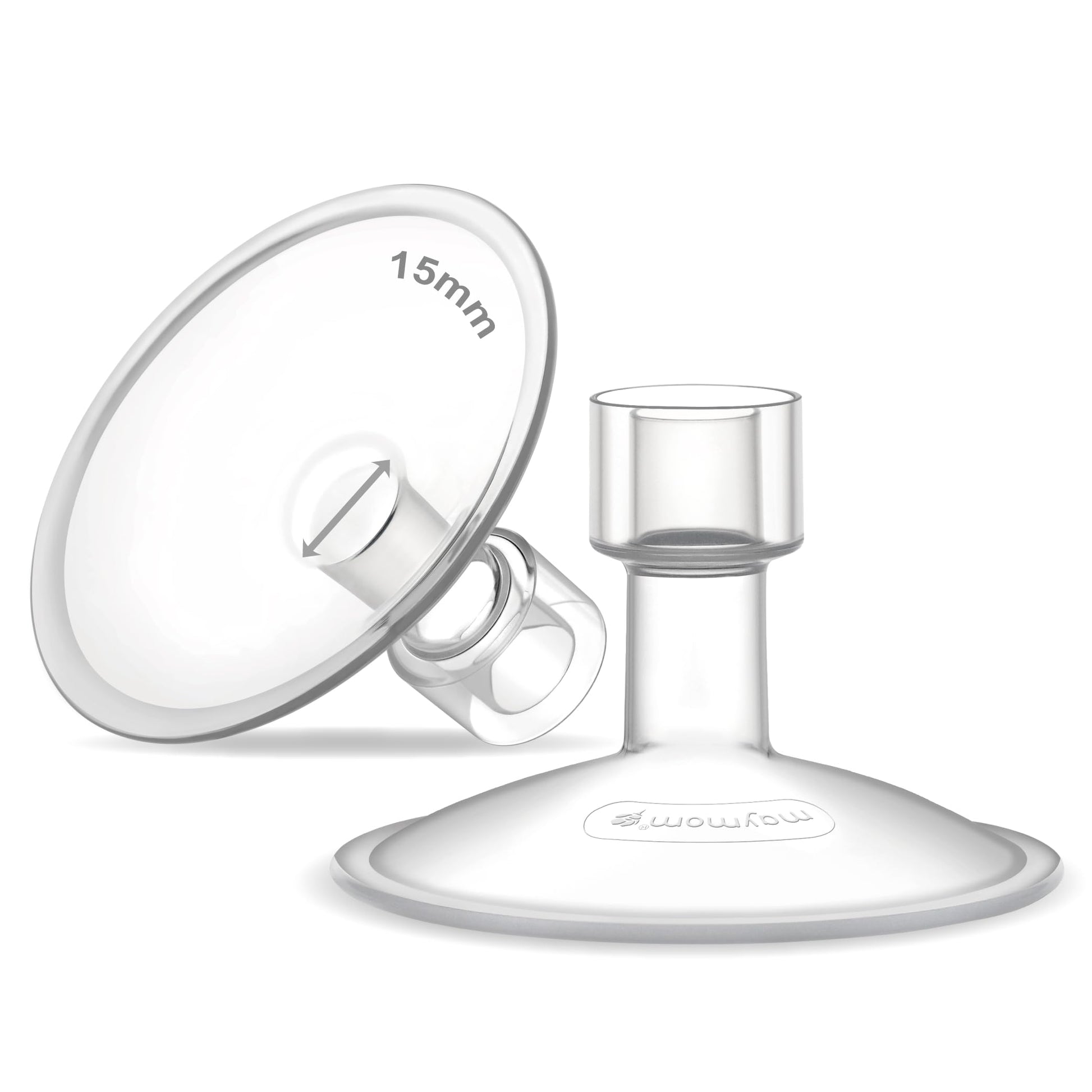 15mm Maymom MyFit Shields, Saucer Series; Compatible with Medela Breast Pump- PersonalFit, Freestyle, Harmony, Maxi, Freestyle F