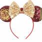 Clgift Minnie Ears, Hollywood Tower Hotel, Iridescent, Silver Gold Blue, Rainbow Sparkle, Classic Red Sequin (Tower Of Terror)