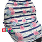 7Pc Baby Boy Baby Girl Whole Set Of Infant Car Seat Cover Canopy Hat Nursing Scarf, 01At02