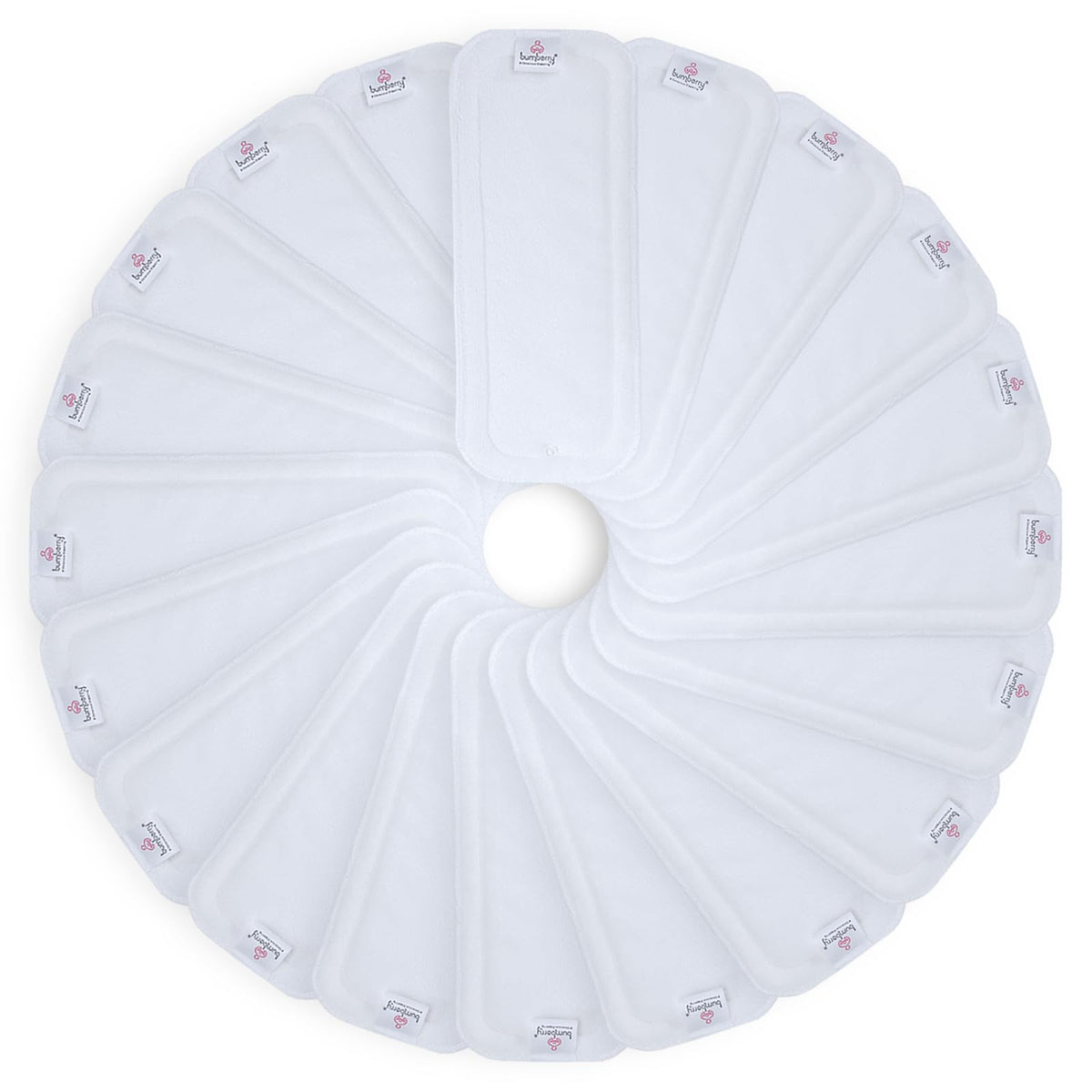 Bumberry Wet Free Cloth Diaper Inserts/Soakers/Liners  Reusable Washable For Cloth Diapers/Diaper Covers/Pocket Diapers (Pack O