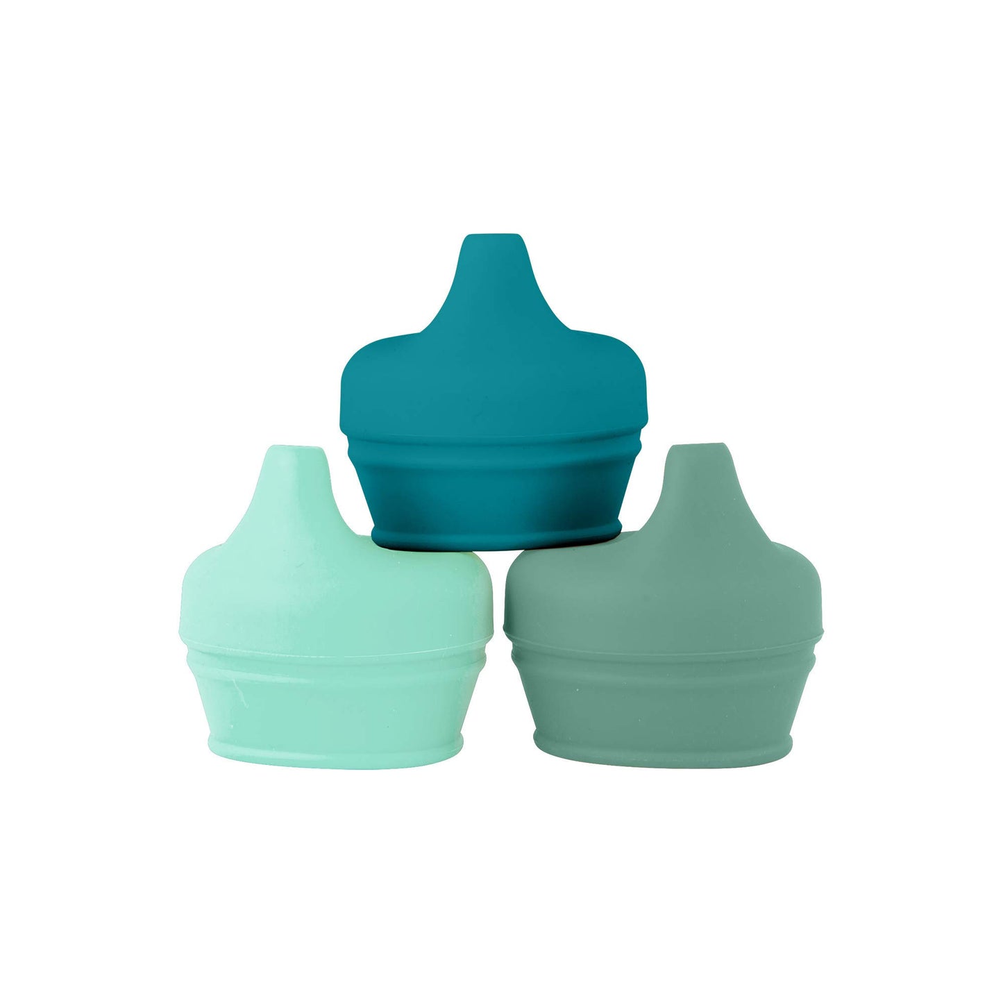Boon Snug Silicone Sippy Cup Lids - Convert Any Kids Cups Or Toddler Cups Into Soft Spout Sippy Cups - Toddler Feeding Supplies