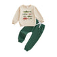 Fernvia Toddler Baby Boy Fall Clothes Animal Print Long Sleeve Pullover Tops + Drawstring Pants Winter Outfits (C-Green Fish, 12