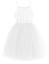 Gsvibk Baby Girls Tutu Dress Toddler Sleeveless Sunderss Straps Tulle Dress Holiday Tutu Dresses For Girl White 580 2Y