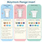 Maymom Flange Inserts 16Mm Compatible With Spectra, Medela 24 Mm Shields, Momcozy S9 Pro/S12 Pro, Willow Wearable Cup. Compatibl