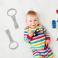 SAFIGLE Baby Playpen - Pull Up Rings Assistant for Baby Walking Exercises - Grey