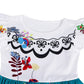 Cotrio Girls Mirabel Costume Outfits With Bag Madrigal Family Dress For Kids Halloween Cosplay Role Play Clothes Birthday Party