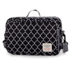 Momigo Baby Diaper Caddy Bag - Tote Stroller Nursery Storage Bin, Toys & Wipes Mini Diaper Bag For Outdoor (Black)
