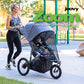 Joovy Zoom Lightweight Jogging Stroller Featuring High Child Seat, Shock-Absorbing Suspension, Extra-Large Air-Filled Tires, Par