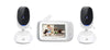 Motorola Bliss54-2 Video Baby Monitor - 4.3    LCD Color Screen Display, Two Wireless Cameras, Remote Pan Scan, 2-Way Talk, Nigh
