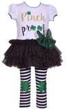 Bonnie Jean Girls St Patrick'S Day Outfit Shamrock Too Cute (3-6 Months) Green