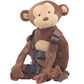Berhapy 2 In 1 New Monkey Toddler Safety Harness Backpack Children'S Walking Leash Strap(Brown)