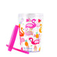 Home Tune 16Oz Kids Tumbler Water Drinking Cup 4 Pack - Bpa Free, Straw Lid Cup, Reusable, Lightweight, Spill-Proof, Cute Design