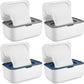 4 Pieces Wipes Dispenser Baby Wipes Case Container Case Wet Wipe Holder With Sealing Design Refillable Baby Wipe Dispenser Easy
