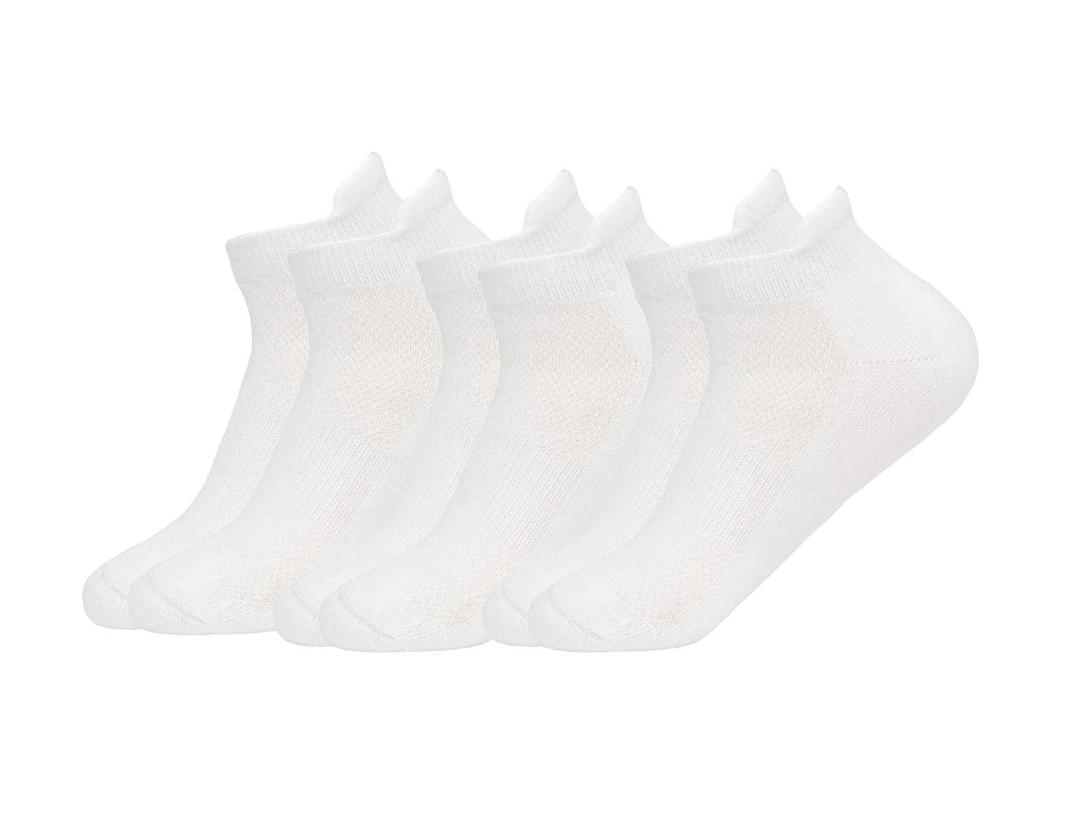 Torofly Unisex Ankle Length Organic Combed Cotton Socks (Ind/Uk 711 Shoe Size) For Running, Sports & Gym, Anti Odour Breathable