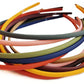 Annacreations 12 Pcs Fashion Plastic Matte Elastic Hair Bands Wavy Hair Comb Headband For Women  Multicolour