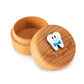 Malihome Tooth Fairy Box for Girls and Boys Wooden Cute Tooth Box with 3D Tooth, Lost Teeth Storage for Kids, Dropped Tooth Keep