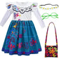 Choadam Mirabel Dress For Girls And Toddlers Princess Dress Black Witch Costume Princess Asha Costume Q41-100