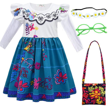 Choadam Mirabel Dress For Girls And Toddlers Princess Dress Black Witch Costume Princess Asha Costume Q41-140