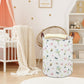 Clocor Kids Laundry Basket,Waterproof Baby Nursery Hamper,Collapsible Fabric Storage Container,Toys Bin,Room Decor,Gift Basket(P