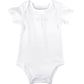 Little Things Mean A Lot Cotton Knit Christening Onesie With Embroidered Cross - Size 3 Month