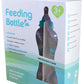 Tinukim Ifeed 9 Ounce Self Feeding Baby Bottle With Tube - Handless Anti-Colic Nursing System, White - 2-Pack