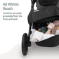 Uppababy Basket Cover For Vista V2 And Vista V3 Strollers - Protects And Conceals Belongings - Easy Attachment And Access - Wate