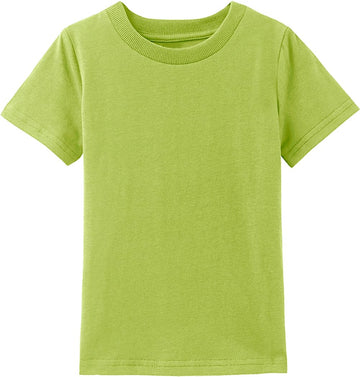 Cosland Toddler Plain Tshirts Baby Boy Shirts 3T, Lime Green