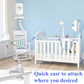 Eysaft Baby Monitor Mount Baby Kamera Holder Compatible With Infant Optics Dxr-8 Pro,Nanit N322Nw, Anmeate Sm935E,Vava,Hellobaby